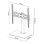 Soporte de mesa TM Electron TMSLC419 para TV 32-50" ajuste 3 alturas inclinación -25º/+25º 30kg cristal