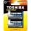 Pila Alcalina Toshiba LR20GCP D 1.5V Pack 2 Unidades Alta Potencia Larga Duración
