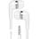 Auriculares Tech One con cable Jack 3.5 mm pack 10 unidades micrófono blancos