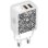 Carregador de Parede Tech One Tech Art-Deco TEC2510 2xUSB 12W Branco
