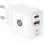 Carregador Tech One Tech TEC2267 25W PD Ultrarrápido Branco USB Tipo-C USB-A