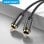 Cable RCA Vention VAB-R09-B100 2m Negro Chapado en Oro Doble Apantallado