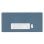 Alfombrilla Bureau Trust Benya XXL Antidérapante PVC Vegan 900x430mm Bleu