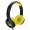 Auriculares Trust con cable, micrófono, diseño ligero, negros y amarillos