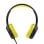 Auriculares Trust con cable, micrófono, diseño ligero, negros y amarillos