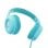 Auriculares Trust con cable para niños, micrófono, plegables, limitador de volumen, azul