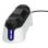 Base de carga Trust GXT 228 Dual para mandos PS5 doble carga USB-C ABS blanca y negra
