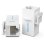 Adaptador RJ45 Vention VDD-B07-W Cat5e UTP Hembra/Hembra Blanco ABS 8P8C