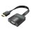 Cable conversor Vention 74345 HDMI macho VGA hembra jack 3.5mm 1080p 0,15m negro