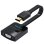 Cable conversor Vention 74345 HDMI macho VGA hembra jack 3.5mm 1080p 0,15m negro