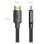 Cable HDMI 2.0 Vention ALLBJ 4K 60Hz 5m trenzado de algodón negro