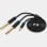 Cable audio Vention BACBG 3.5mm macho a 2x6.35mm macho 1.5m negro cobre estañado chapado oro