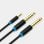 Cable audio Vention BACBG 3.5mm macho a 2x6.35mm macho 1.5m negro cobre estañado chapado oro