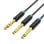 Cavo Stereo Vention BATBH Jack 6.35 Maschio - 2x Jack 6.35 Maschio 2m Nero