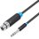 Cable de audio Vention BBEBH Jack 6.5mm macho a XLR hembra 2m PVC 23AWG negro