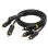Cable RCA Vention BCABH 3xRCA Macho a 3xRCA Macho 2m Negro