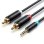 Cable estéreo Vention BCLBD 3.5mm macho a 2 RCA macho 50cm negro