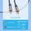 Cable Conversor Vention BGUHI USB Tipo-C a 2x RCA Macho 3m Gris Chip Jieli Blindaje