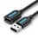 Cable USB 2.0 Extensión Vention CBIBH Macho a Hembra 2m 480Mbps Negro