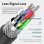 Cable Alargador USB 2.0 Vention CBKBJ 5m 480Mbps Macho-Hembra Blindaje Doble Negro