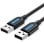 Cable USB Vention COJBC USB 2.0 USB-A macho a USB-A macho 0.25m 480Mbps Negro