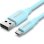 Cabo USB 2.0 Vention COLSF Macho USB-A para MicroUSB Azul 1.5m 480Mbps 60W