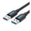 Cabo USB 3.0 Vention CONBG 1.5m USB A Macho Preto Cabo USB 3.0 Vention CONBG 1.5m USB A Macho Preto