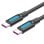 Cable USB 2.0 Vention COTBF USB-C a USB-C 5A 1m Negro 100W 480Mbps