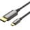 Kabelkonverter DisplayPort 8K Vention CRFBD USB Typ-C zu DisplayPort 0,5m bidirektional
