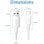 Cabo USB 2.0 Vention CTQWH Tipo-C Macho a USB A Macho 60W 2m BrancoCabo USB 2.0 Vention CTQWH Tipo-C Macho a USB A Macho 60W 2m Branco