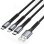 Câble USB 2.0 Vention H18BAV Lightning/USB-C/MicroUSB/1,2m/Noir