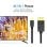 Kabelkonverter Vention HAABI Mini DisplayPort zu DisplayPort 3m Schwarz