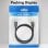 Cable DisplayPort Vention HCDBF 1.4 8K 1m chapado en oro negro