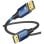 DisplayPort-Kabel Vention HCELF 8K 1m Trenzado Aluminium Blau
