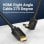Câble HDMI Vention AAQBF 2.0 4K Acodado 1m Noir HDMI A Masculin - HDMI A Masculin