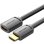 Cable HDMI Vention AHCBJ 5m HDMI 2.0 Macho-Hembra 4K60Hz Conectores Oro Negro