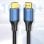 Cable HDMI Vention ALGLH 8K 2.1 2m Azul 48Gbps eARC HDR10+ Chapado Oro Trenzado
