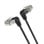 Cable de Red Vention IBOBG Cat.6A 1.5m RJ45 Cabeza Rotatoria 360º Negro