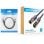 Cable de red Vention ICDBD Cat7 0,5m S/FTP 10Gbps AWG28 Chapado en oro Negro