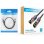 Cable de red Vention ICDBG Cat7 1.5m Negro S/FTP RJ45 Chapado Oro 10Gbps 600MHz
