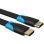 Cable HDMI Vention VAA-B02-L075 2.0 4K 75cm Conectores chapados en oro PVC Negro