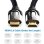 Cable HDMI Vention VAA-B05-B075 2.0 4K 75cm Macho-Macho 18Gbps Trenzado Negro