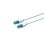 Cavo Rete RJ45 Vention VAP-A10-S075 Cat5e 75cm Blu/Nero UTP 100Mbps CCA 26AWG