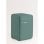 Frigorífico Retro Create R600a compacto 92L/15L Vidrio Templado ECO Estilo Vintage Sage/Plata