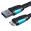 Kabel Vention VAS-A12-B050 USB 3.0 MicroUSB 0,5m 5Gbps Schwarz Blau Kabel Vention VAS-A12-B050 USB 3.0 MicroUSB 0,5m 5Gbps Schwarz Blau