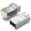 Conector RJ45 Vention Cat.6 FTP Modular Transparente Prata 10 Unidades