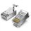 Conector RJ45 Vention IDER0-10 Cat7 FTP Pack 10 uds chapado oro PC transparente