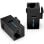 Conector RJ45 Vention IPGB0 Cat6 UTP Negro PCB chapado en oro Keystone ABS resistente
