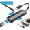 Docking Vention TGPBB USB Tipo-C 3xUSB 3.0 RJ45 Micro B PD Negro ABS 1000Mbps