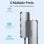 Docking USB-C Vention TODHB 1xHDMI 3xUSB 1xUSB-C PD 4K@30Hz 5Gbps 100W Gris